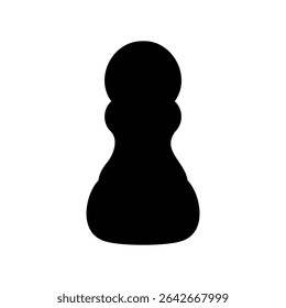 Simple vector icon chess, pawn