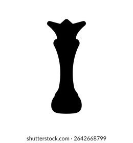 Simple vector icon chess queen