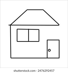 Einfache Vektorgrafik Icon Design für House
