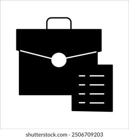 simple vector icon design Job description
