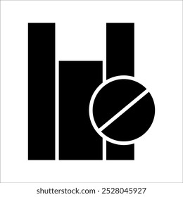 simples vetor ícone design Sem saco de plástico