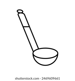 Simple vector icon design for spoon