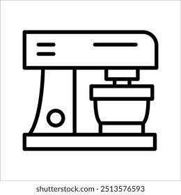 Design de ícone de vetor simples para Stand Mixer