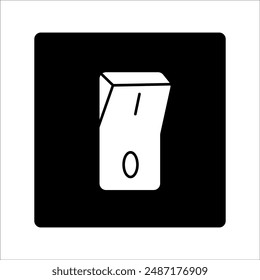 simple vector icon design of switch on off
