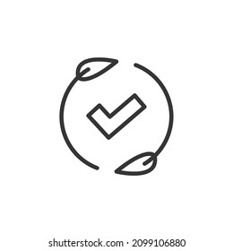 simple vector icon ecology editable. isolated on white background. 