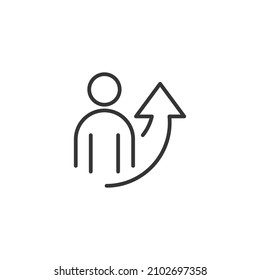 simple vector icon Evolved editable. isolated on white background. 