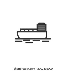 simple vector icon expedition editable. isolated on white background. 
