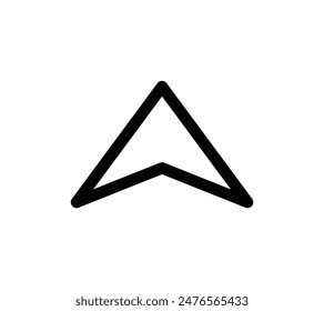 A simple vector icon illustration of an arrow.