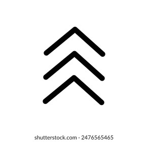 A simple vector icon illustration of an arrow.