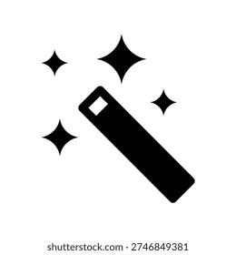 Varita mágica de icono de Vector simple
