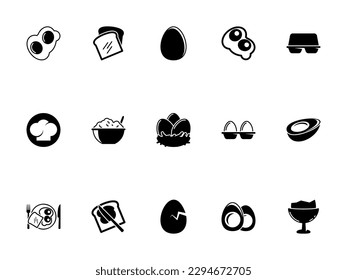 Simple vector icon on a theme food, egg, breakfast