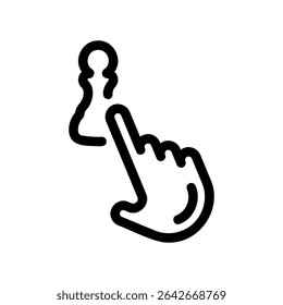 Simple vector icon pawn, cursor
