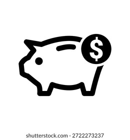 Hucha de icono de Vector simple
