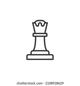 simple vector icon queen editable. isolated on white background. 