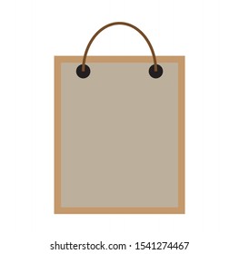simple vector icon with shopping bags shape
