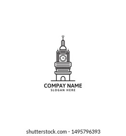 Simple vector icon the topic England: Big Ben