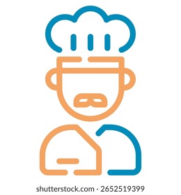 Icono de Vector simple de un plato tradicional colombiano.