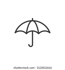 simple vector icon Umbrella editable. isolated on white background.
