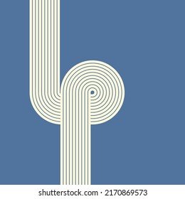 Simple line background. Vector illustration.
