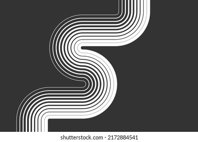 Simple line background. Vector illustration.