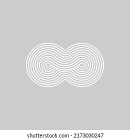 Simple line background. Vector illustration.