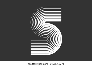 Simple line background. Vector illustration.