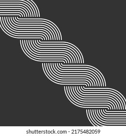 Simple line background. Vector illustration.