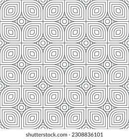 Simple line background. Vector illustration.