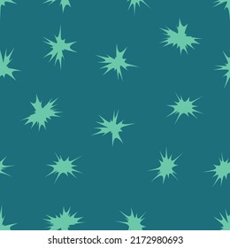 simple vector illustration abstract flowers pattern