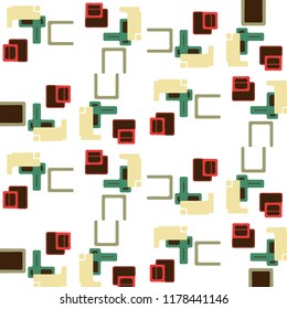 Simple vector illustration. Abstract geometric background pattern