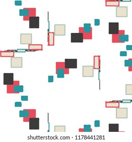 Simple vector illustration. Abstract geometric background pattern