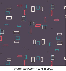 Simple vector illustration. Abstract geometric background pattern