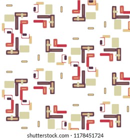 Simple vector illustration. Abstract geometric background pattern