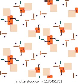 Simple vector illustration. Abstract geometric background pattern