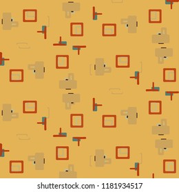 Simple vector illustration. Abstract geometric background pattern