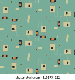 Simple vector illustration. Abstract geometric background pattern