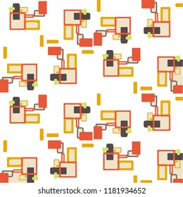 Simple vector illustration. Abstract geometric background pattern