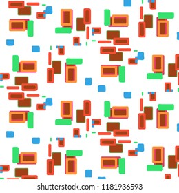 Simple vector illustration. Abstract geometric background pattern