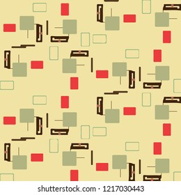 Simple vector illustration. Abstract geometric background pattern