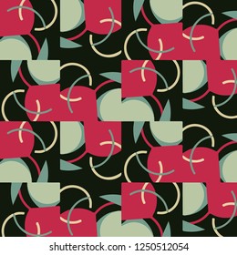 Simple vector illustration. Abstract geometric background pattern