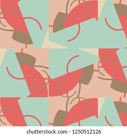 Simple vector illustration. Abstract geometric background pattern