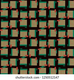 Simple vector illustration. Abstract geometric background pattern