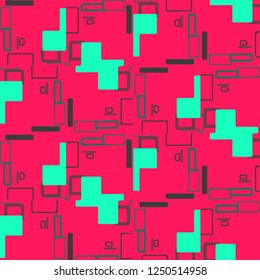 Simple vector illustration. Abstract geometric background pattern