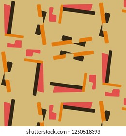 Simple vector illustration. Abstract geometric background pattern