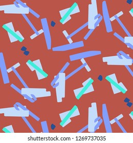 Simple vector illustration. Abstract geometric background pattern