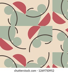 Simple vector illustration. Abstract geometric background pattern