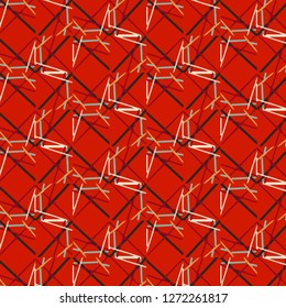 Simple vector illustration. Abstract geometric background pattern