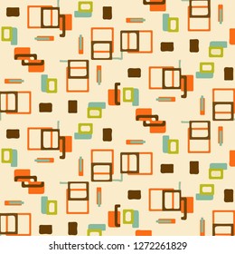 Simple vector illustration. Abstract geometric background pattern