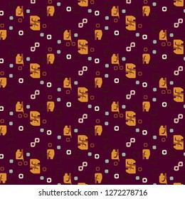 Simple vector illustration. Abstract geometric background pattern
