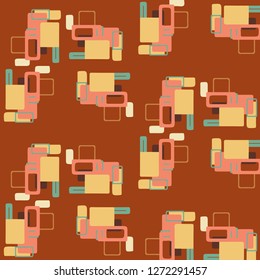 Simple vector illustration. Abstract geometric background pattern